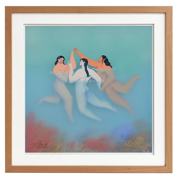 The Three Graces dancing
